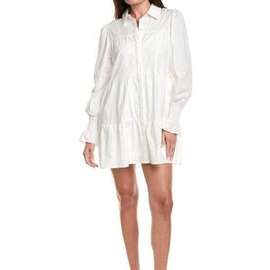 Chic White Long Sleeve Dress